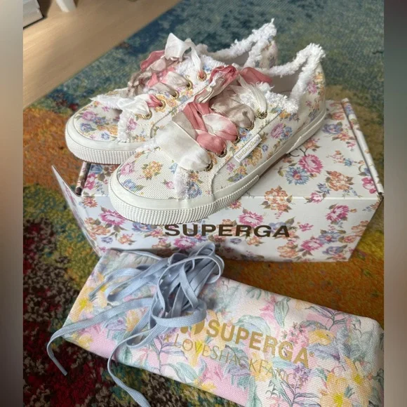 NWT love shack fancy x superga sneakers - Picture 11 of 11